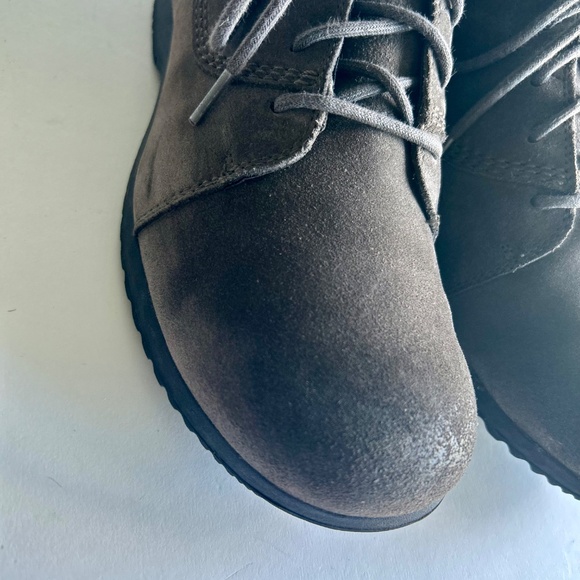 Men’s Sorel Brown Grey Suede Genuine Leather Lace Up Ankle Boots size 10.5 - Picture 6 of 14